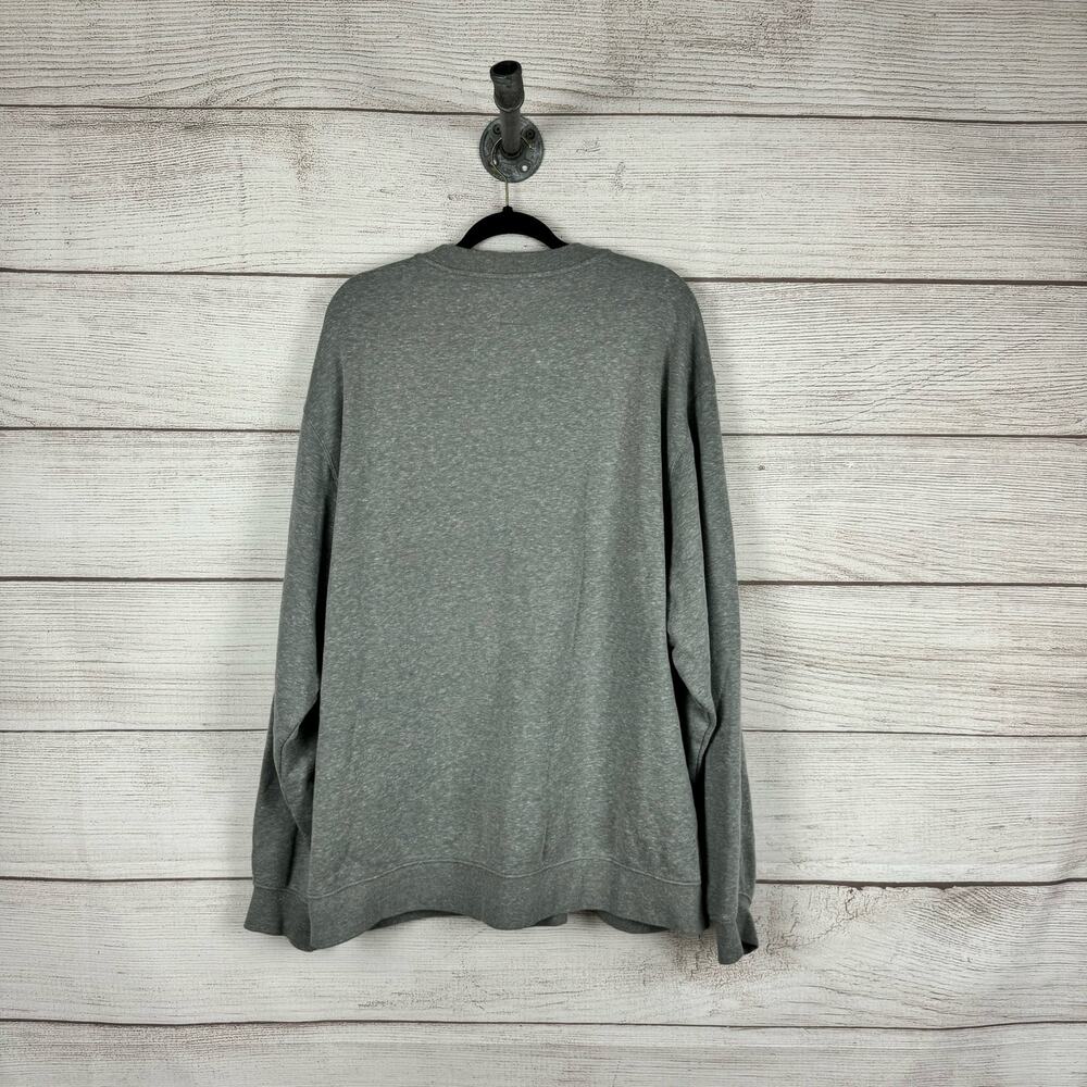 Vans Men's Cozy Heather Gray Embroidered Patch Varsity Sweatshirt Size XXL - Picture 8 of 8
